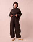 Pascale Ganache Fleeceback Jersey Trousers