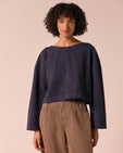 Peggy Ink Jersey Top