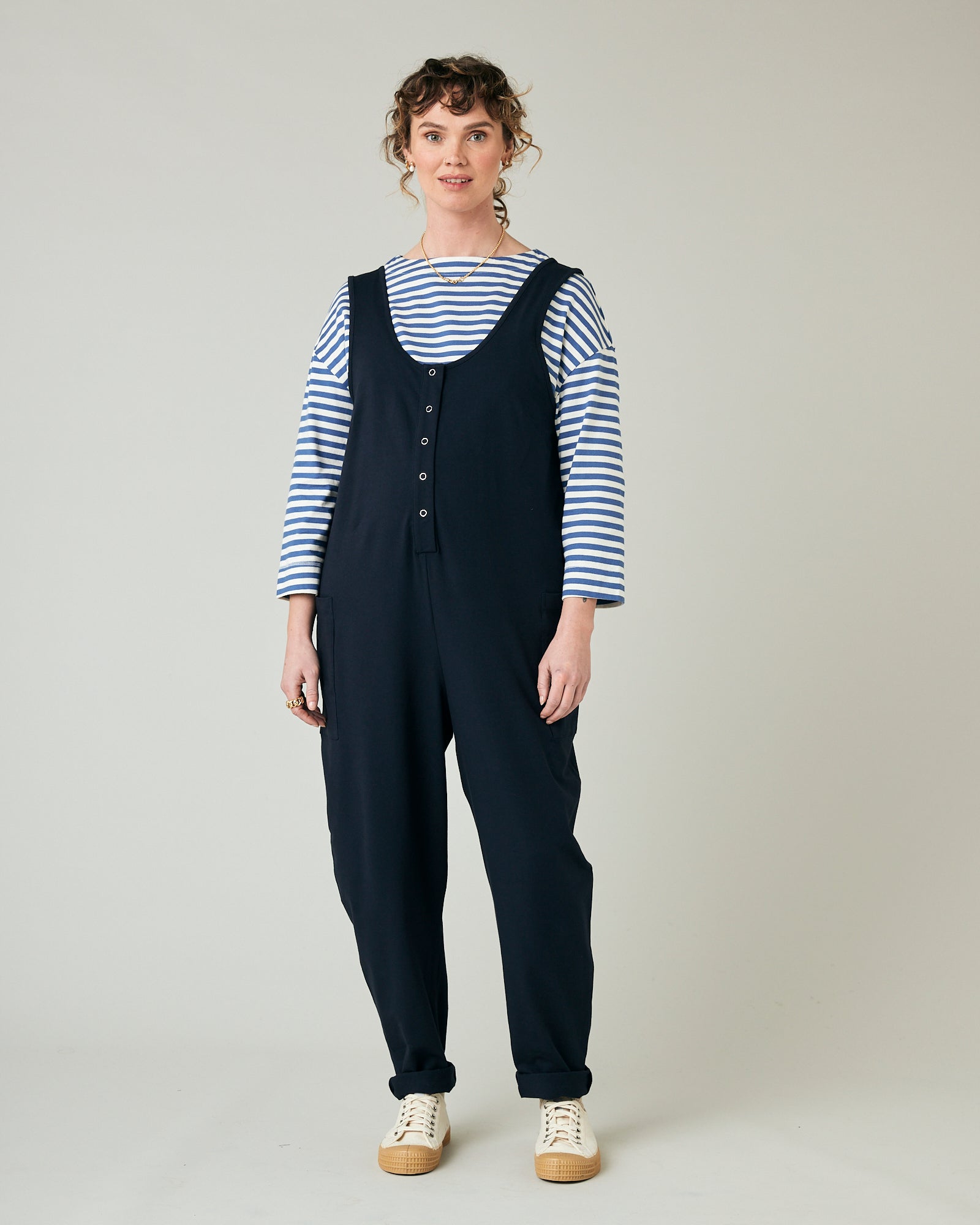 Poppy Jumpsuit - Midnight Navy – Beyond Nine