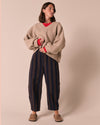 Remi Navy & Chocolate  Denim Jeans