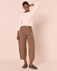 Remi Nutmeg Pinstripe Denim Jeans