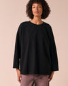 Robyn Black Jersey Top