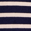 Navy & Ecru Stripe