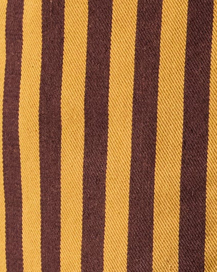 Saffron & Chocolate Stripe