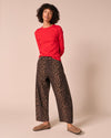 Tori Dark Leopard Denim Jeans