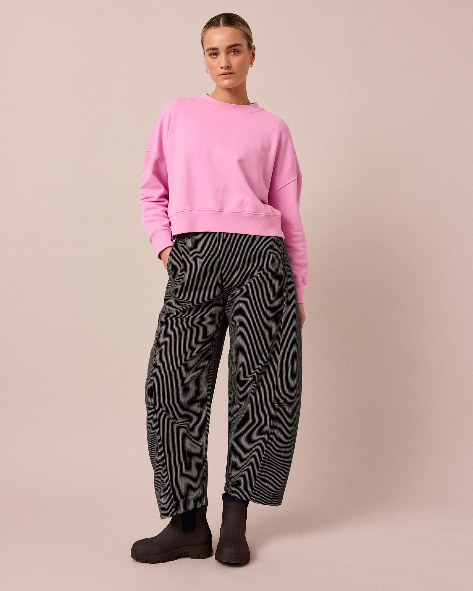 Tori Black Hickory Stripe Denim Jeans – Beyond Nine