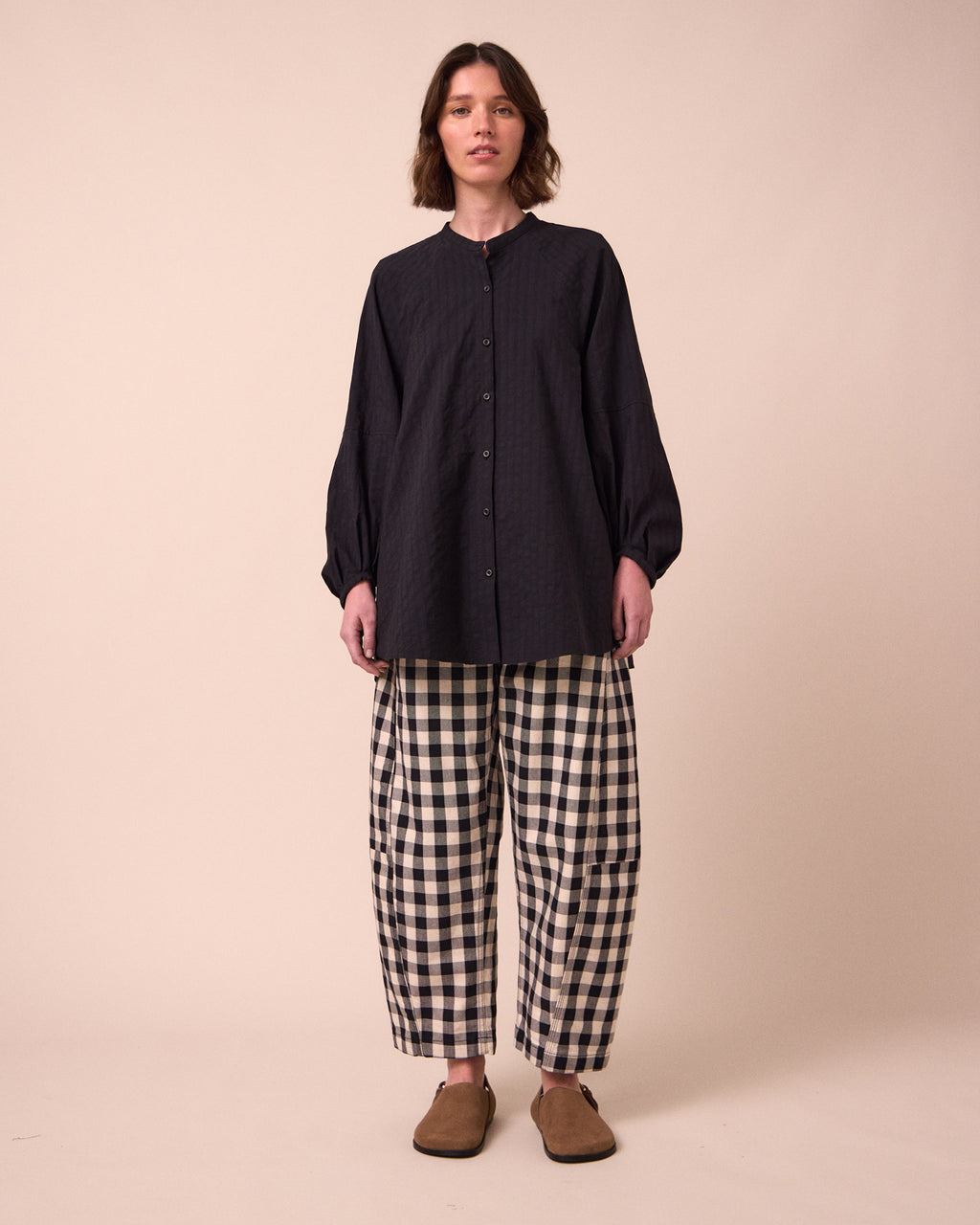Tori & White Check Denim Jeans