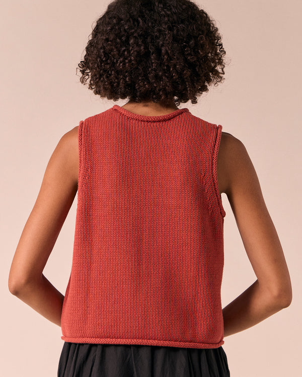 Tyler Rosewood Knitted Vest