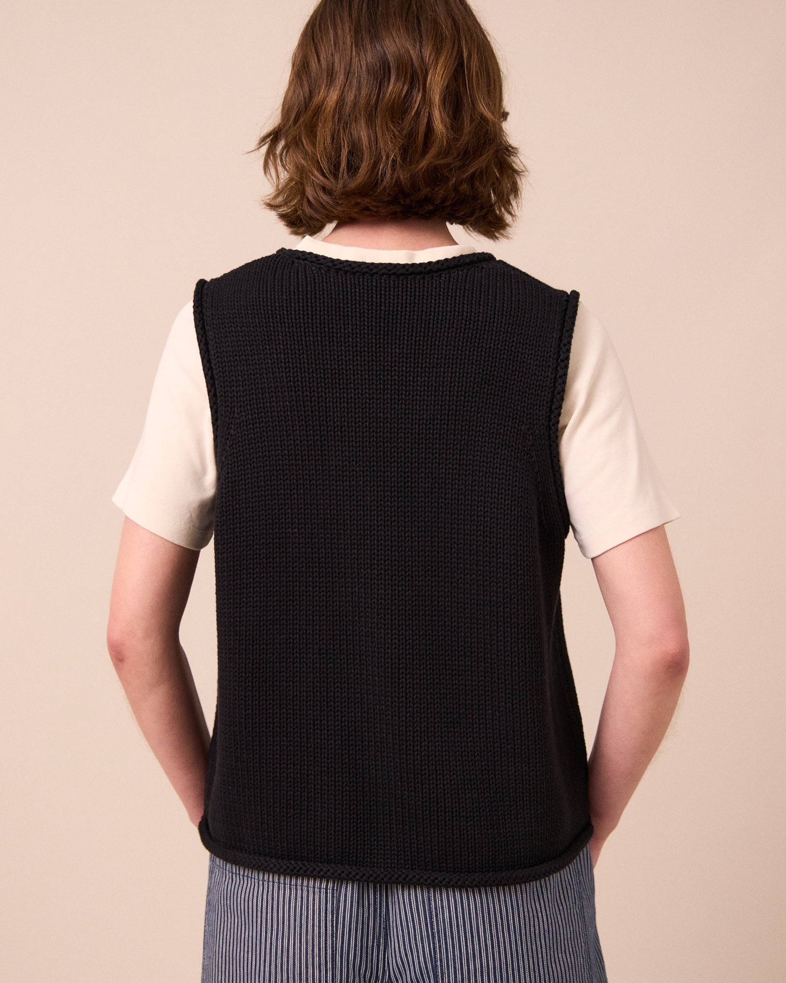 Tyler Black Knitted Vest – Beyond Nine