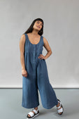 Savannah Jumpsuit - Denim Blue