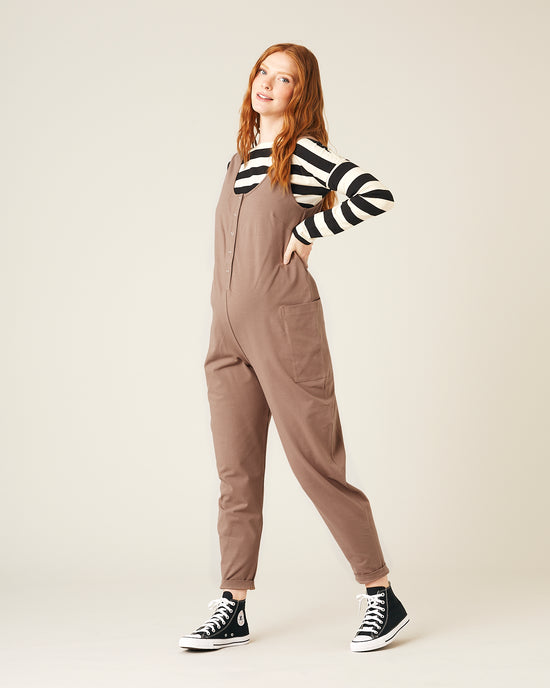 Poppy Jumpsuit - Mocha