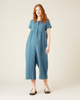 Sahara Light Indigo Linen Jumpsuit