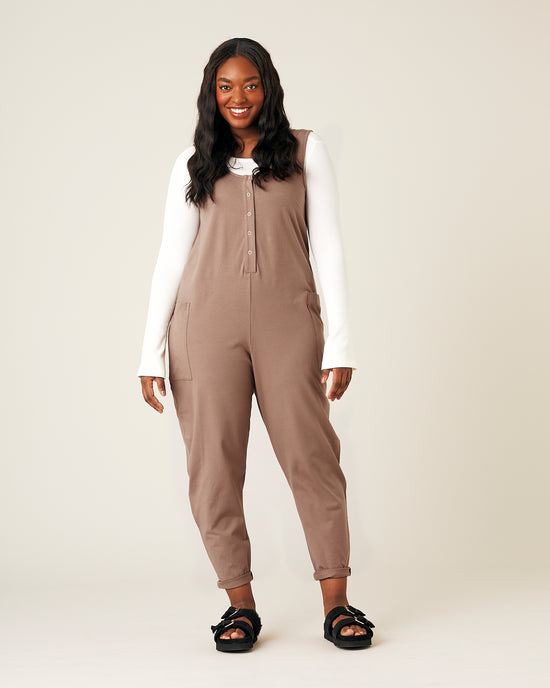 Poppy Jumpsuit - Mocha