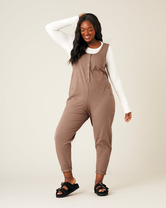 Poppy Jumpsuit - Mocha