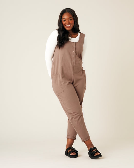 Poppy Jumpsuit - Mocha