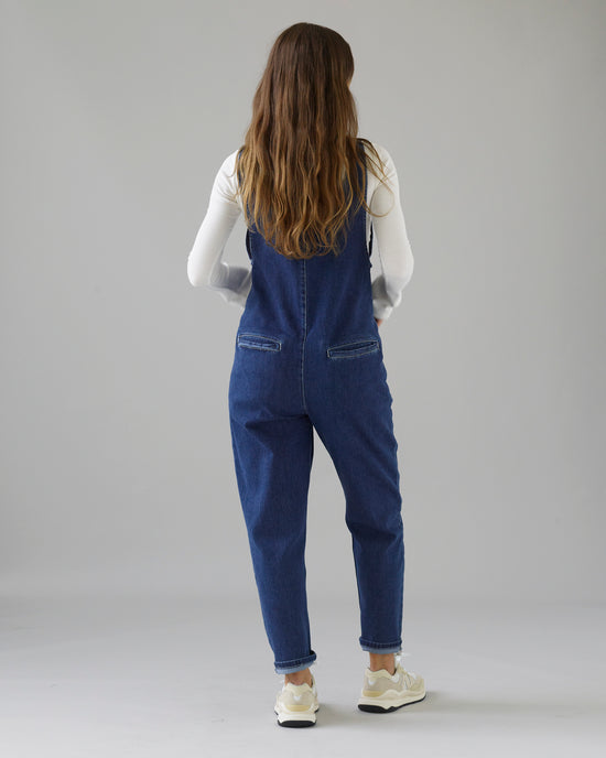 Lola Denim Jumpsuit - Mid Blue