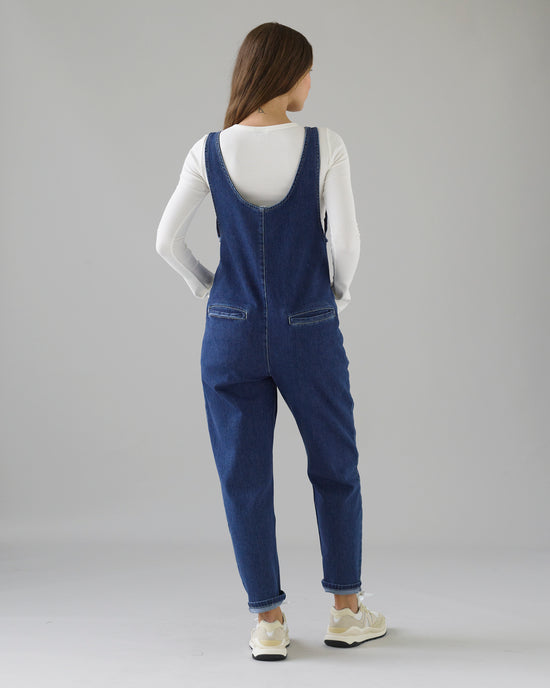 Lola Denim Jumpsuit - Mid Blue