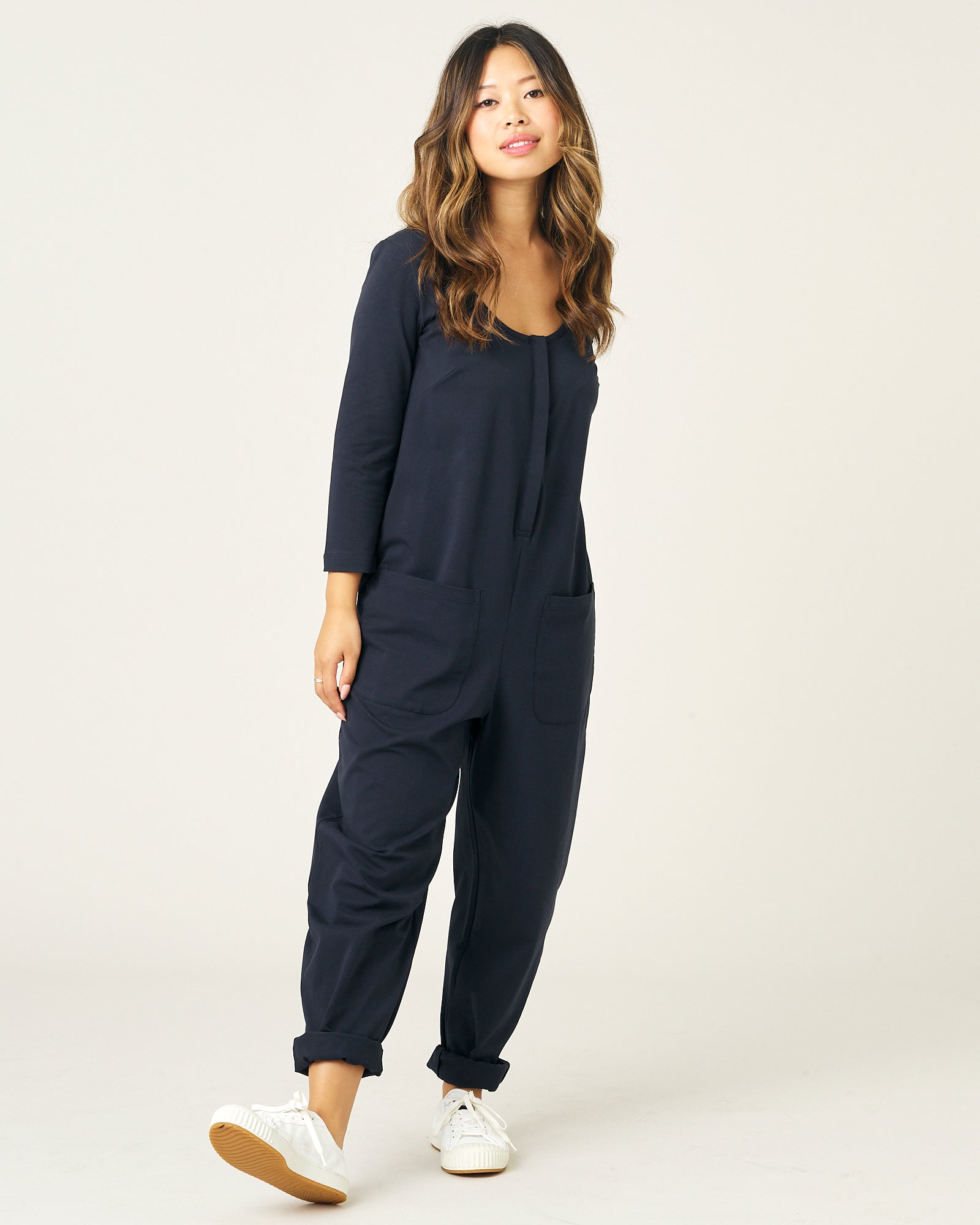Margot Jumpsuit Navy Beyond Nine
