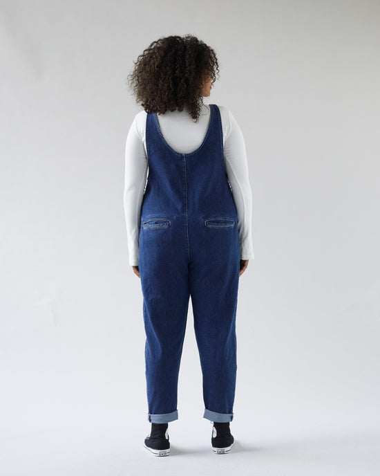 Lola Denim Jumpsuit - Mid Blue