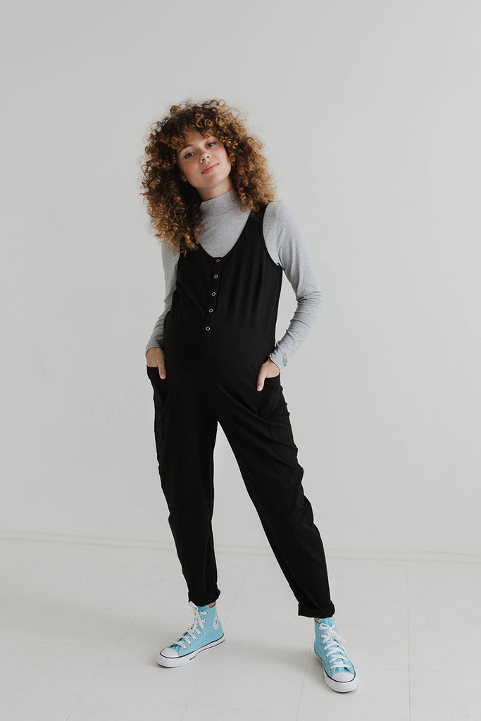 Poppy Jumpsuit - Black – Beyond Nine