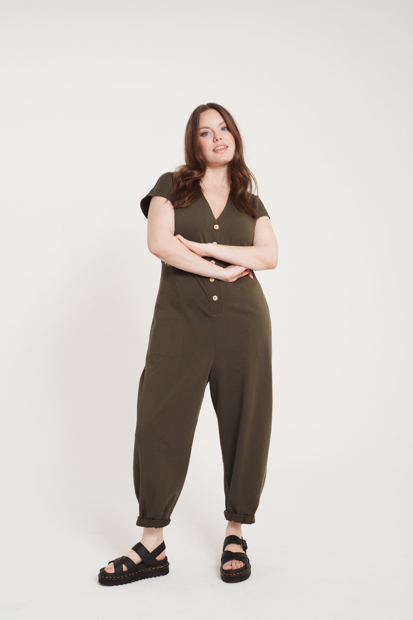 Frankie Jumpsuit - Olive