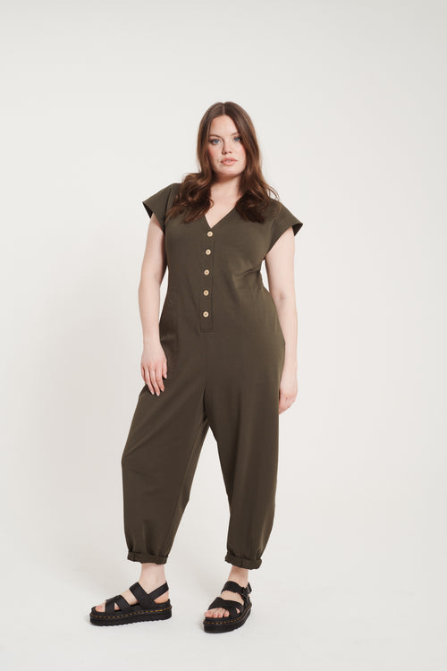 Frankie Jumpsuit - Olive