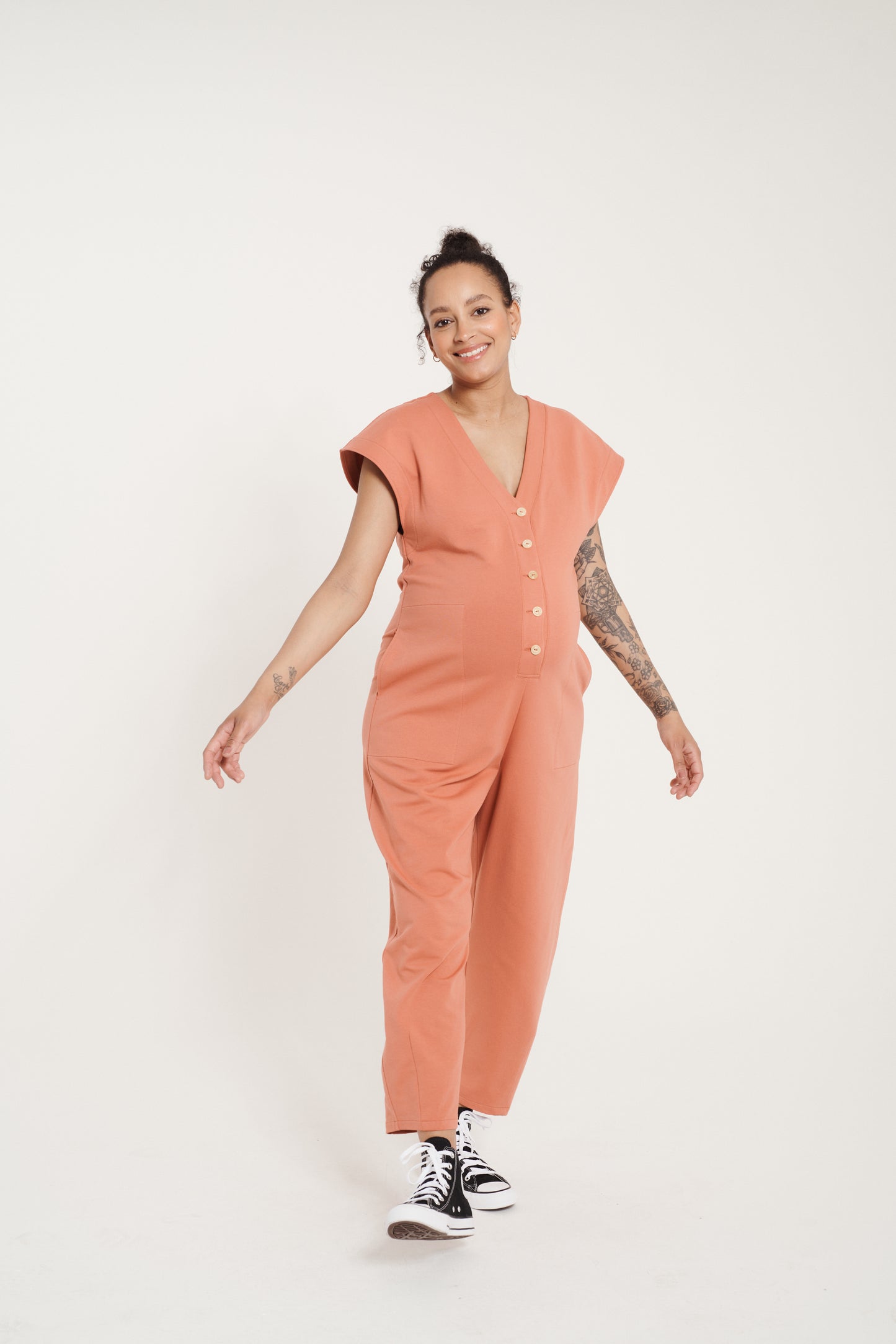 Frankie Jumpsuit - Soft Terracotta