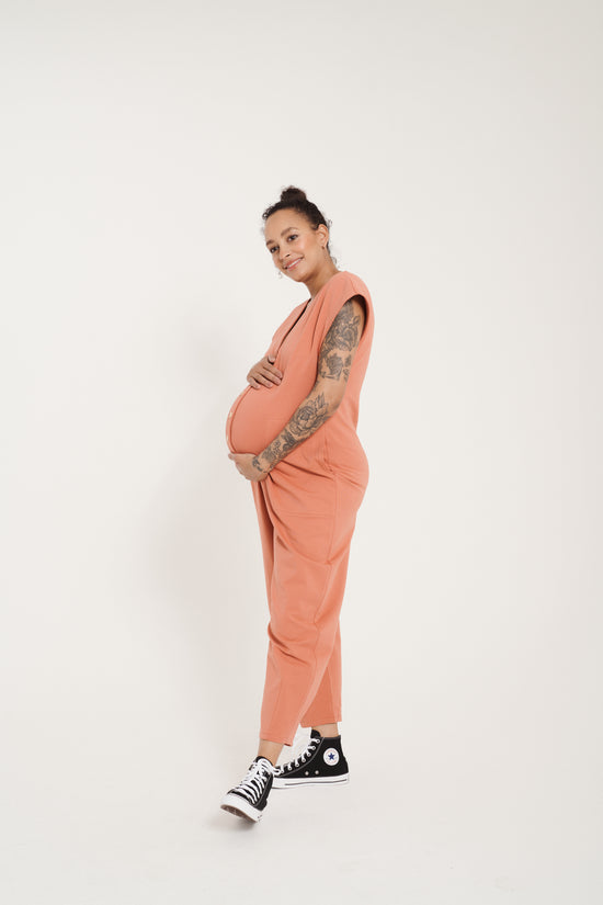 Frankie Jumpsuit - Soft Terracotta