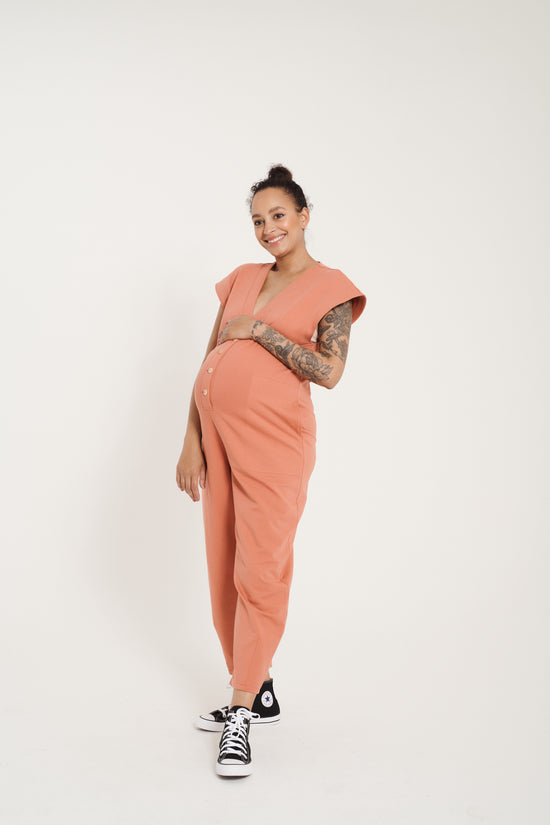 Frankie Jumpsuit - Soft Terracotta