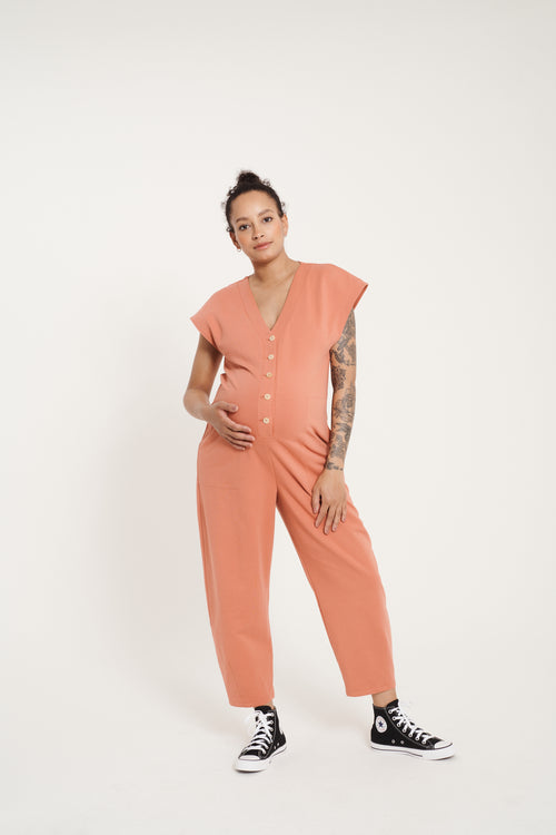 Frankie Jumpsuit - Soft Terracotta